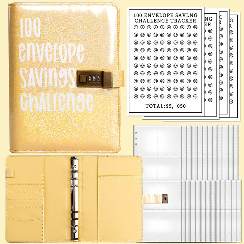 100 Days Saving Challenge Password Journal Book