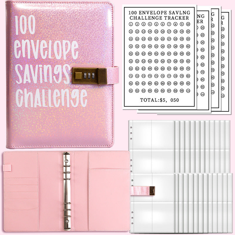 100 Days Saving Challenge Password Journal Book