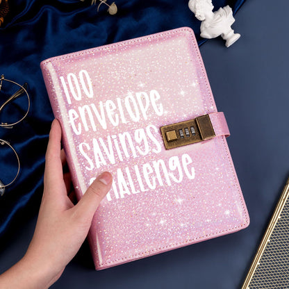 100 Days Saving Challenge Password Journal Book