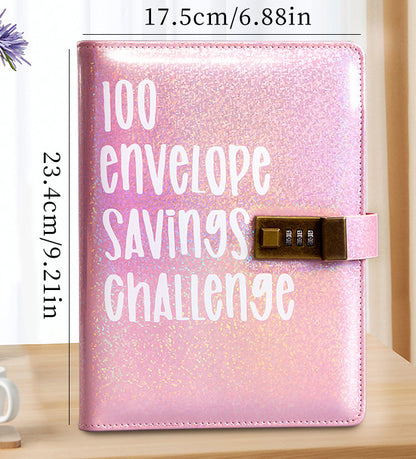 100 Days Saving Challenge Password Journal Book